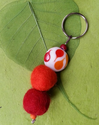 orange drops keyring